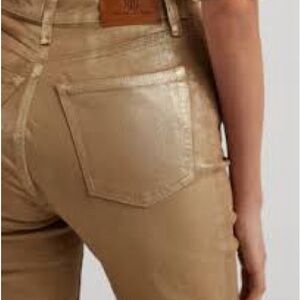 Ralph Lauren Women's Tan Skinny Jeans